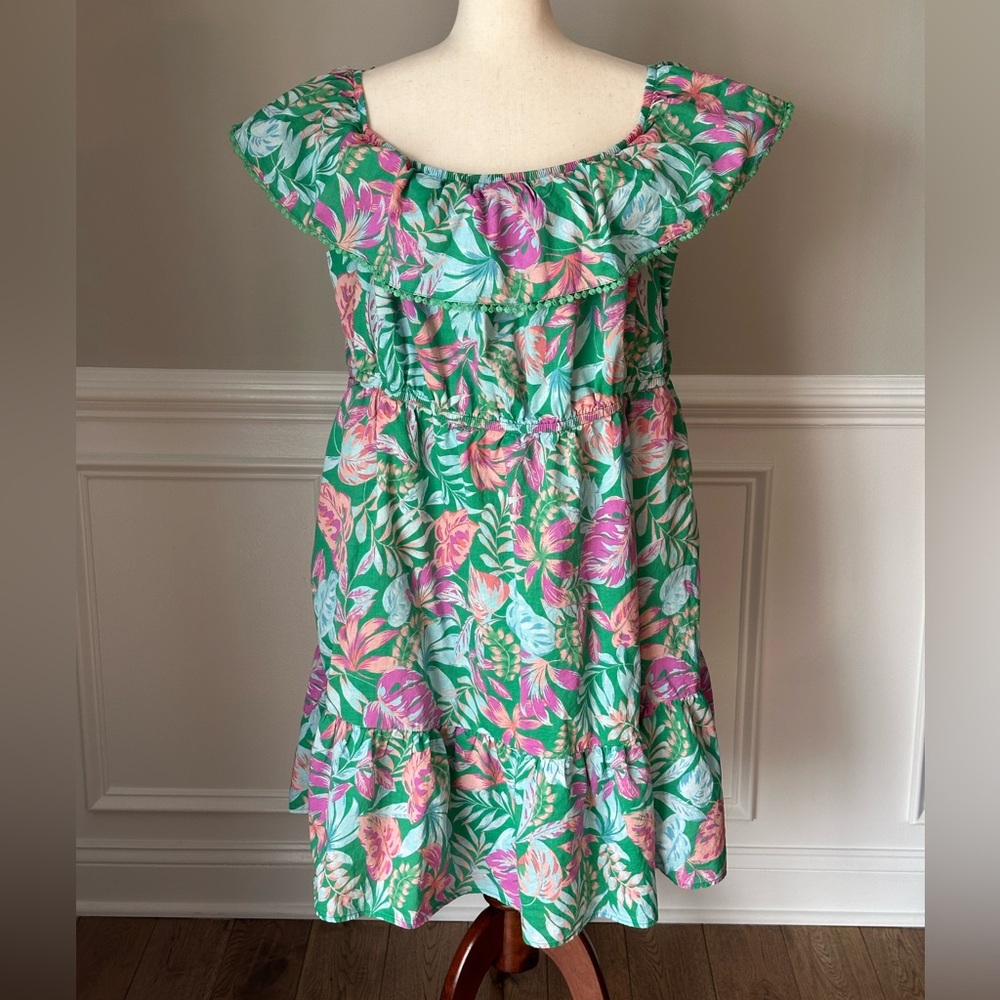 Terra & Sky Plus Size Off The Shoulder Dress size 4X - Picture 2 of 12